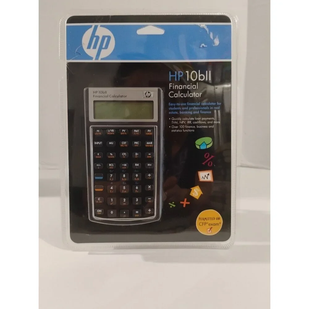 Authentic HP 10bII Financial Calculator For Students & Professionals NEW